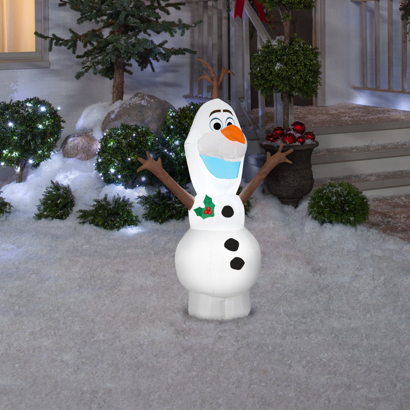 Gemmy Industries Standing Olaf Lighted Display Wayfair